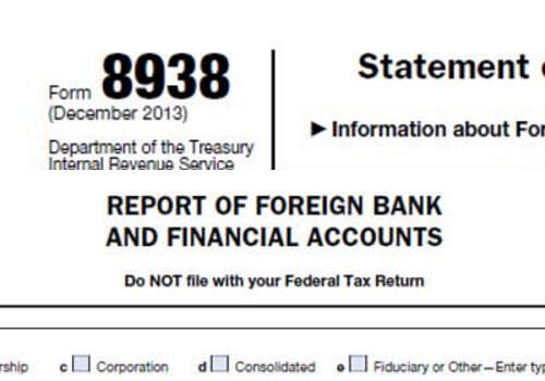 FBAR vs form 8938