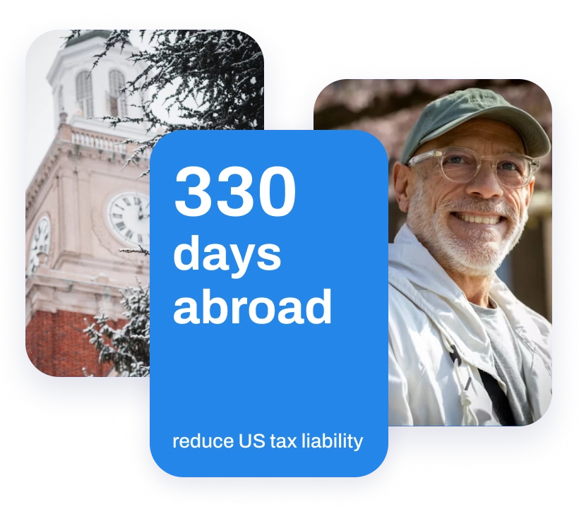 330 days abroad