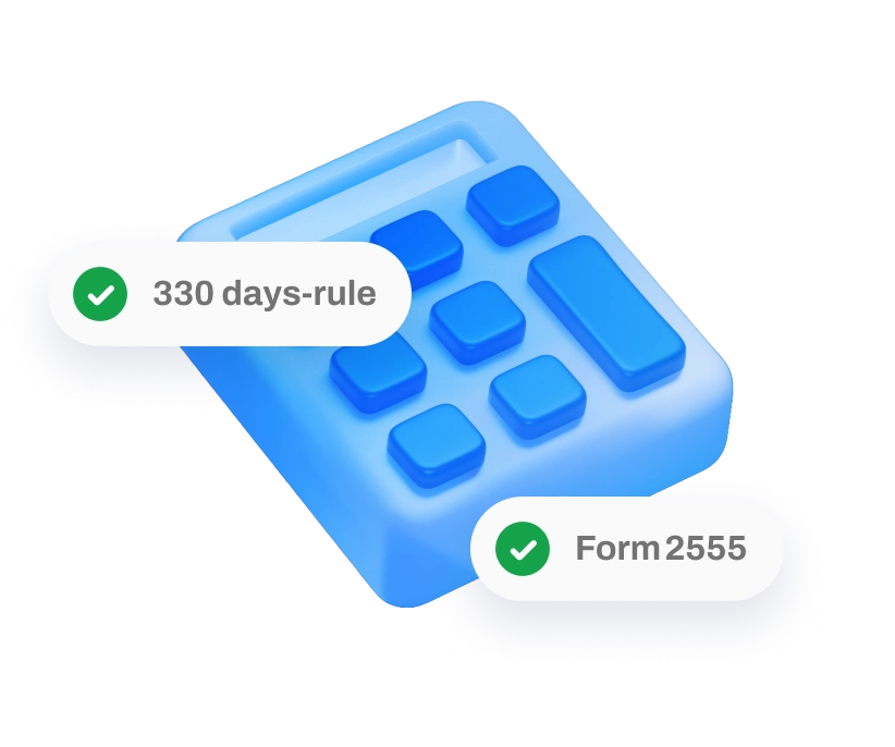 Foreign Earned Income Exclusion calculator