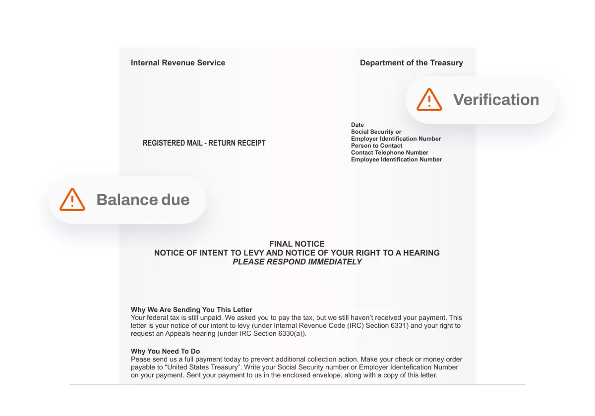 Why did I get an IRS letter (notice)?