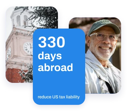 330 days abroad